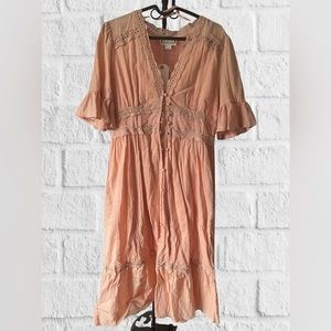 LoveRiche Large Blush Midi Dress